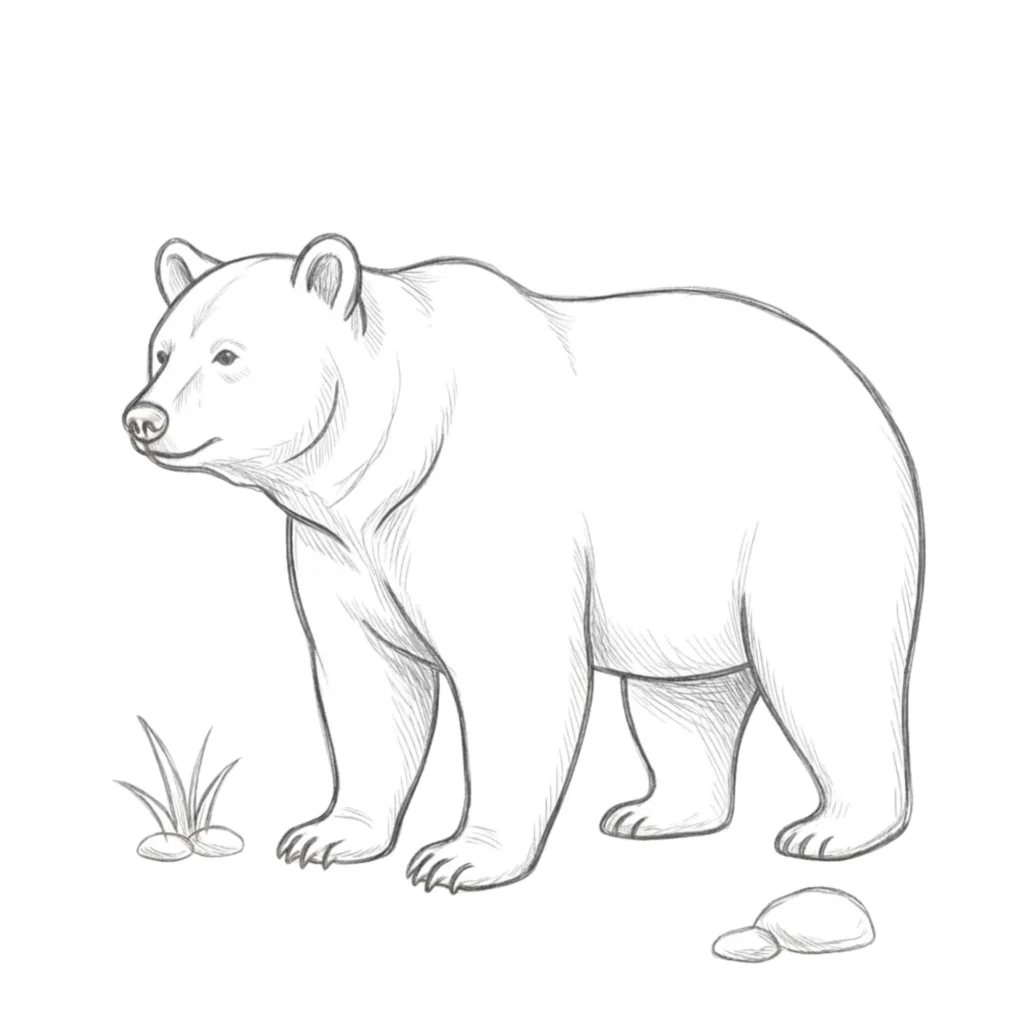 Black Bear Drawing