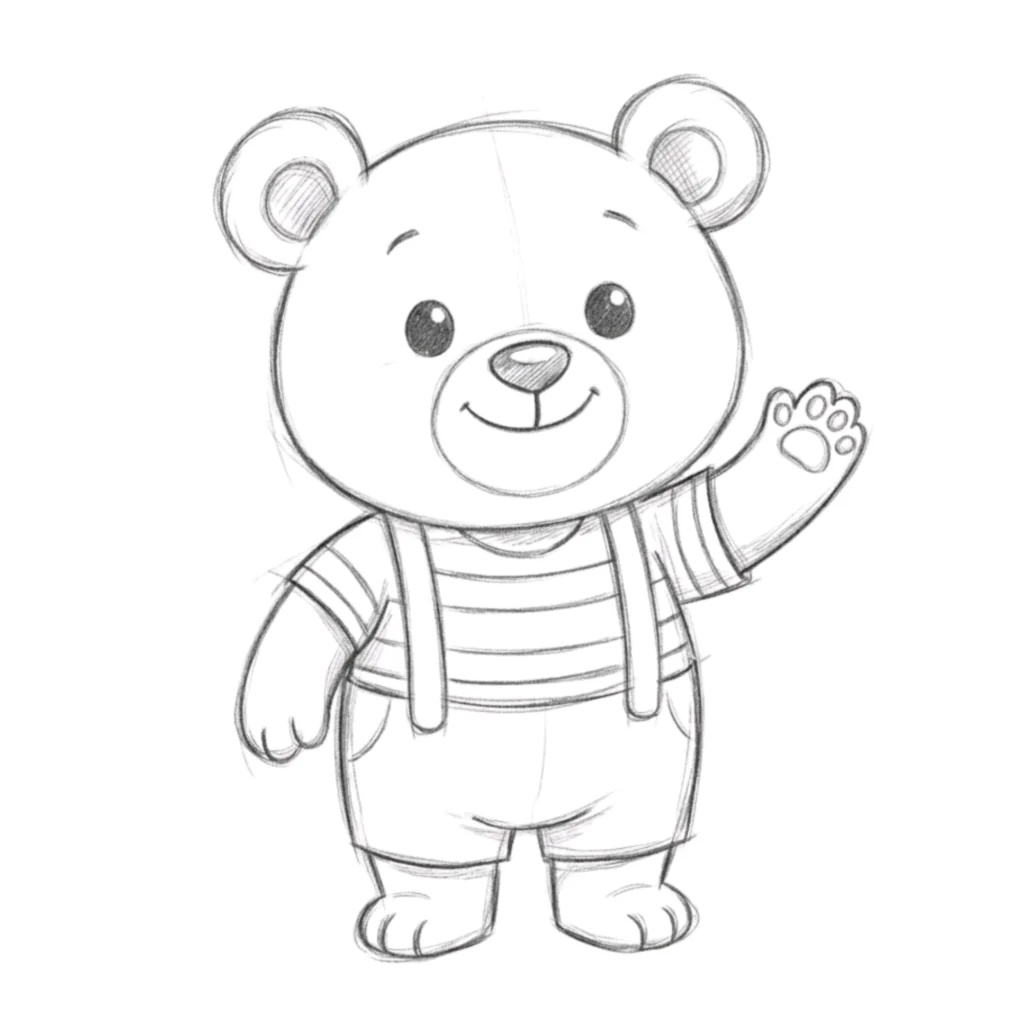 Cartoon Bear Drawing