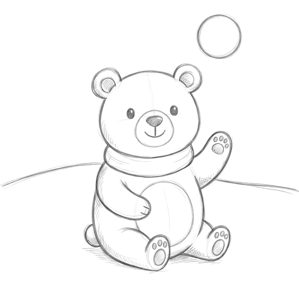 Cute Bear Drawing