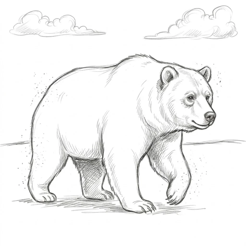 Grizzly Bear Drawing